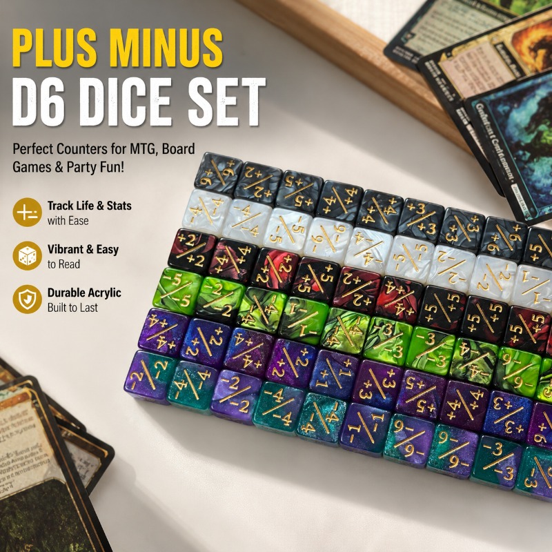 16mm Plus Minus Dice Number 16 - Game Token Counter review and price