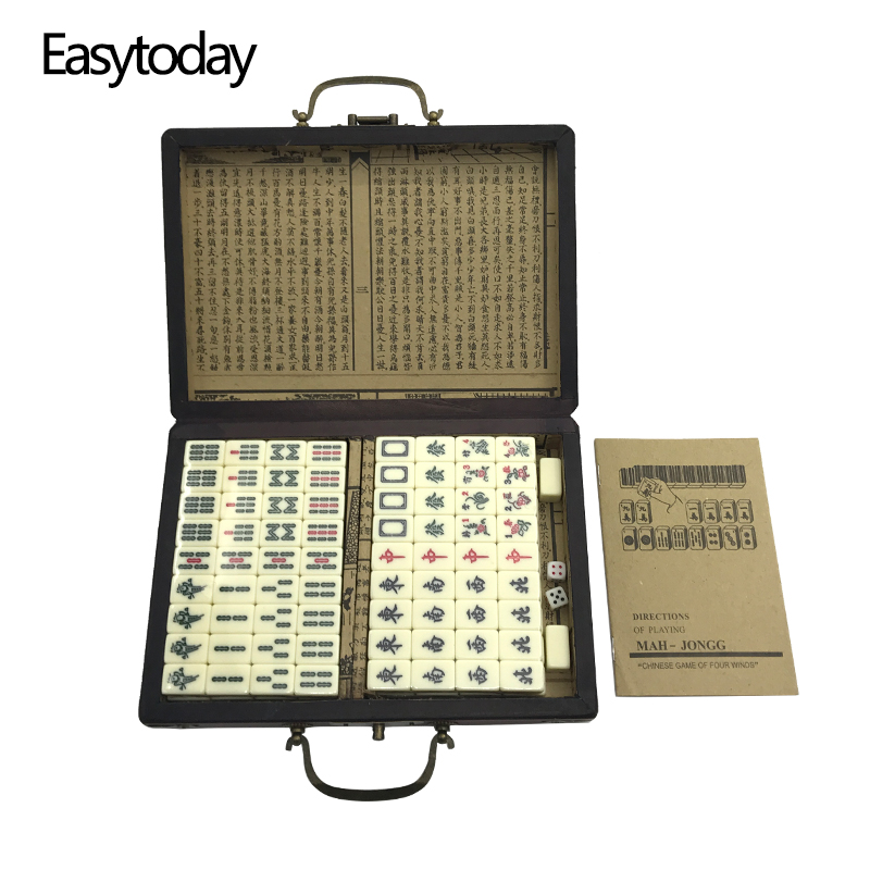 Mini Chinese Toy Antique Mahjo - Board Game Instruction review and price