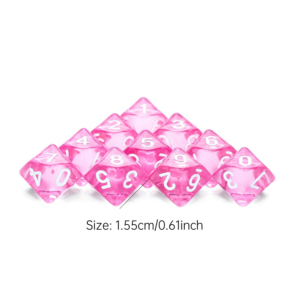 Board Game D10 Dice 10pcs Digi - Board Game Land review and price