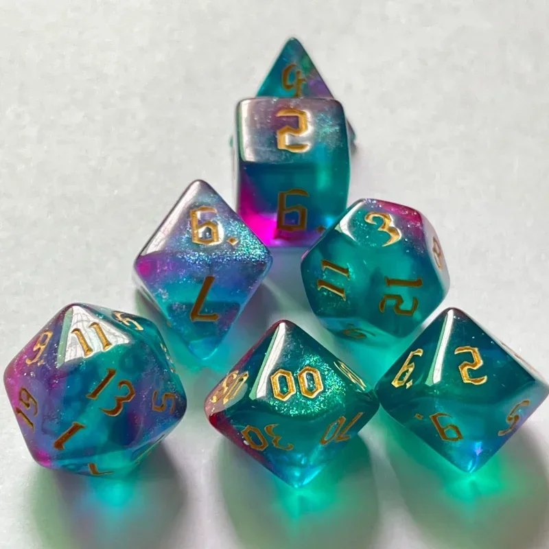 7 Pcs of New Double Colors Dic - Board Game Land review and price