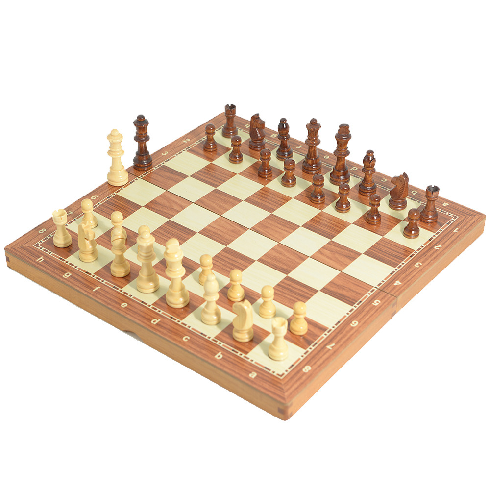 Magnetic Wooden Folding Chess  - Board Game Yearbook review and price