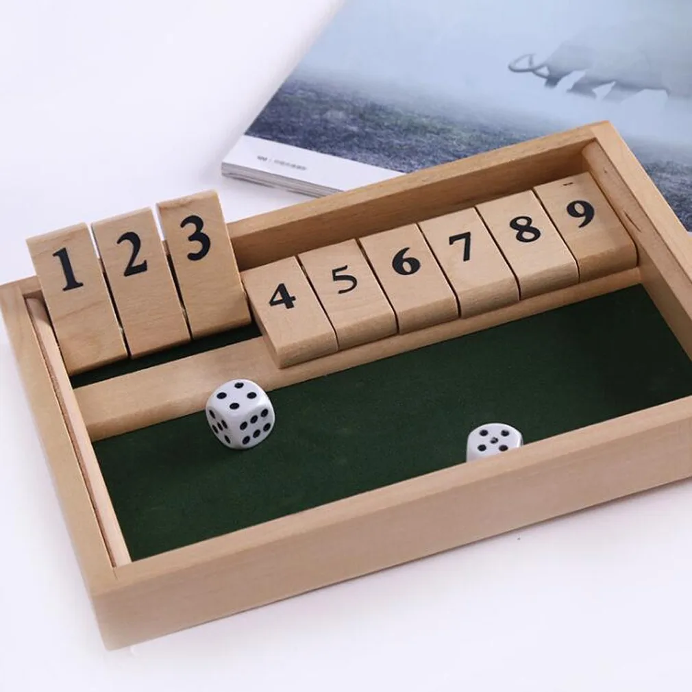 2-4 Player Wooden Math Flaps & - Board Game Instruction review and price