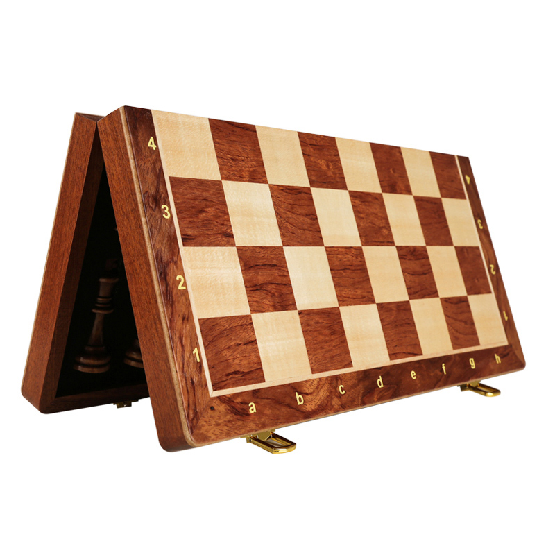 Chess Set Top Grade Wooden Fol - Board Game Yearbook review and price