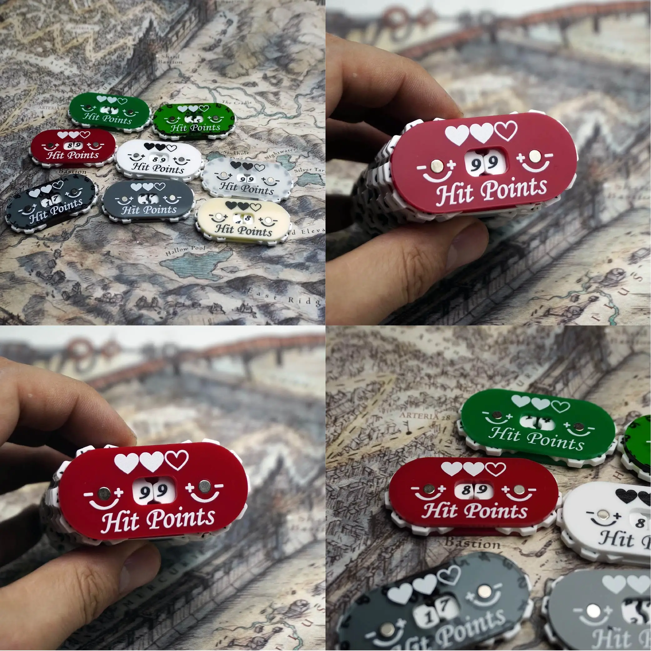 Premium 60x30mm Tracker for He - Game Token Counter review and price