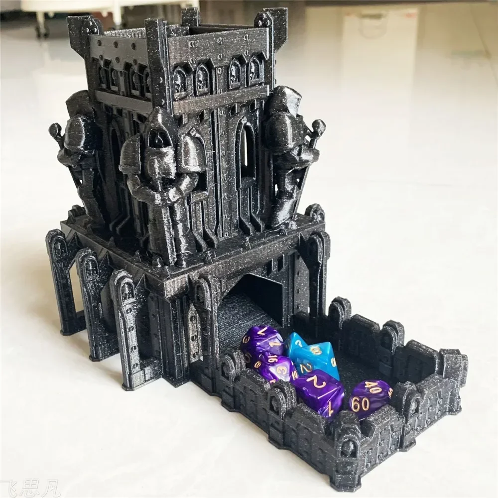3D Printed Castle Dice Tower T - Board Game Print review and price
