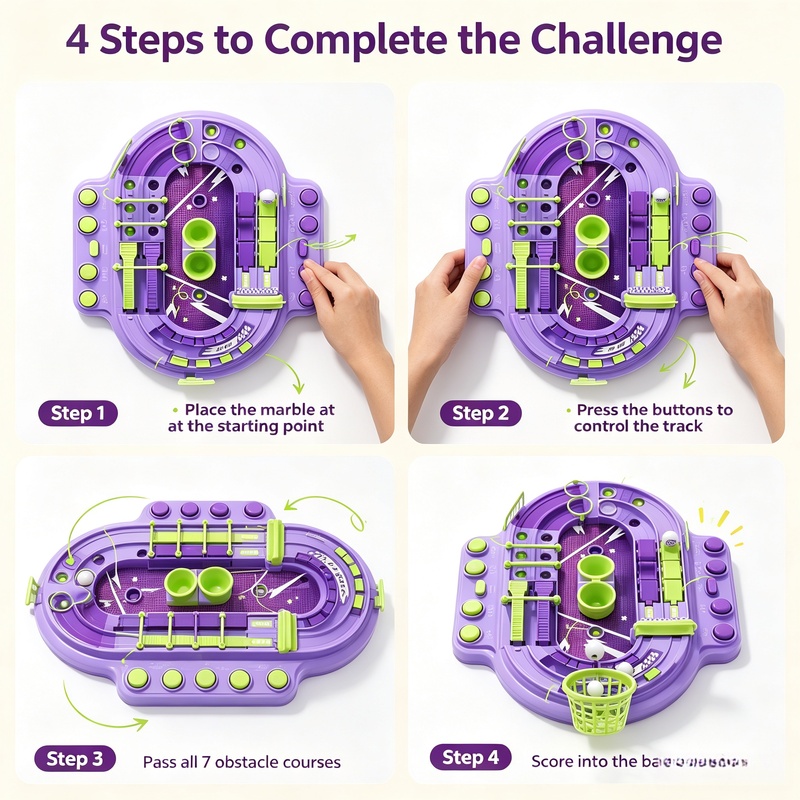 2-Player Marble Race Board Gam - Board Game Race Track review and price