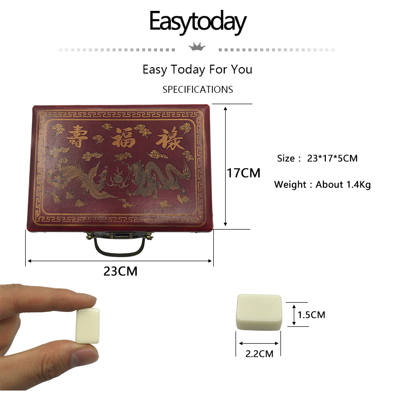 Mini Chinese Toy Antique Mahjo - Board Game Instruction review and price