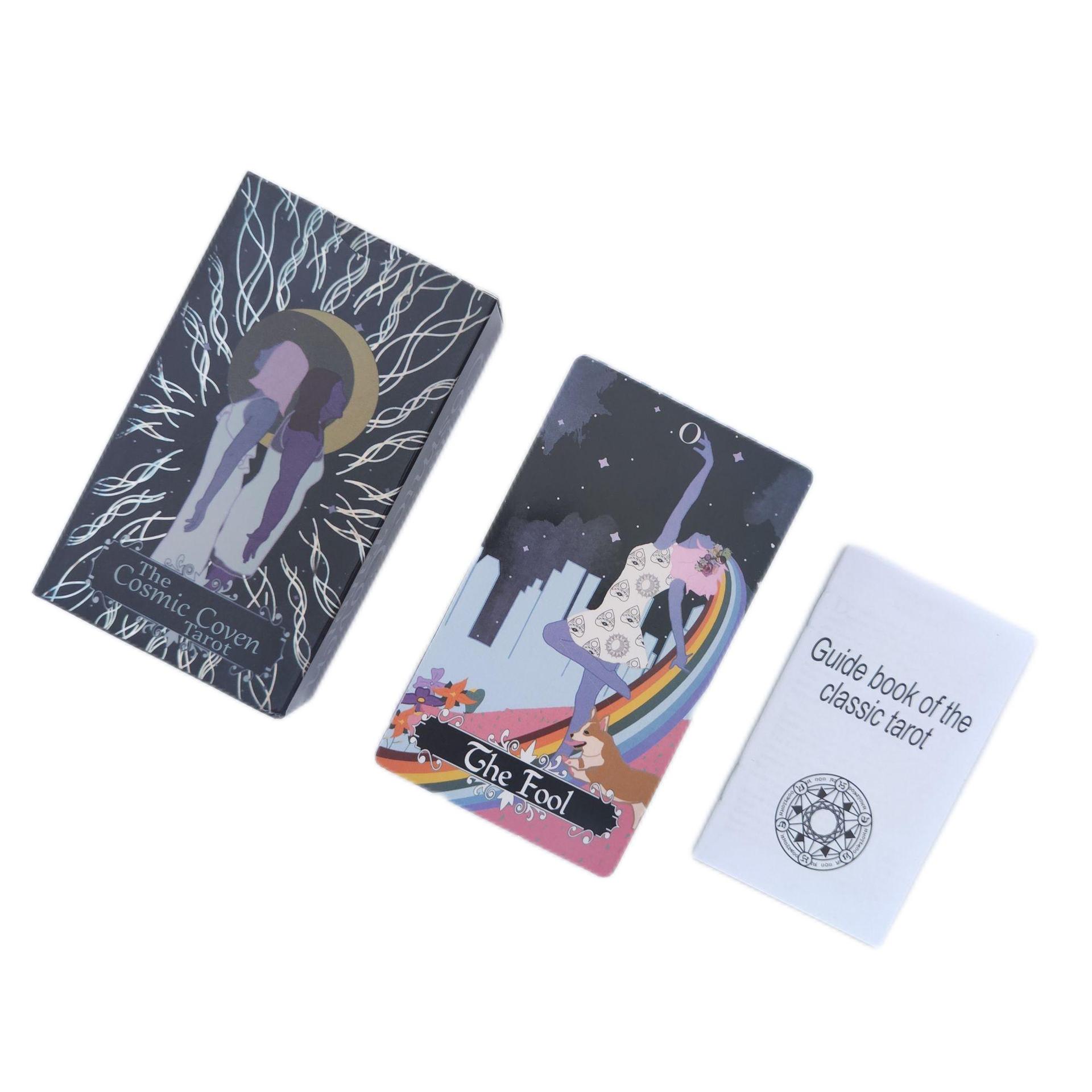 12x7cm The Cosmic Coven Tarot  - Board Game Instruction review and price