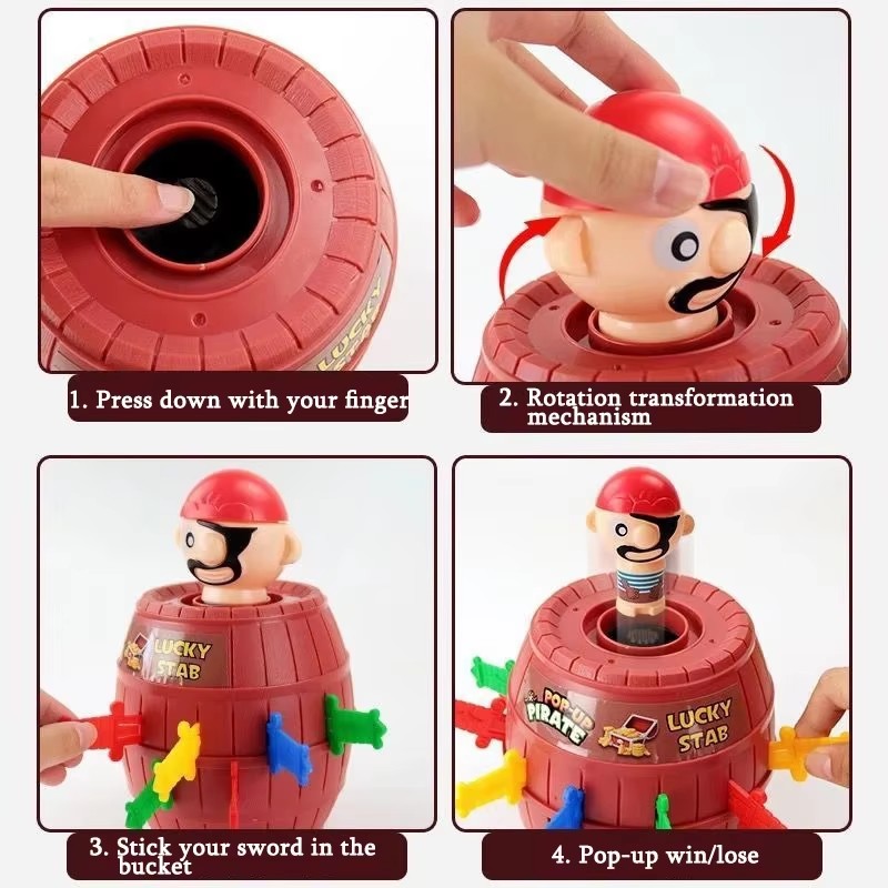 Pirate Barrel Game Interactive - Board Game Pirates review and price