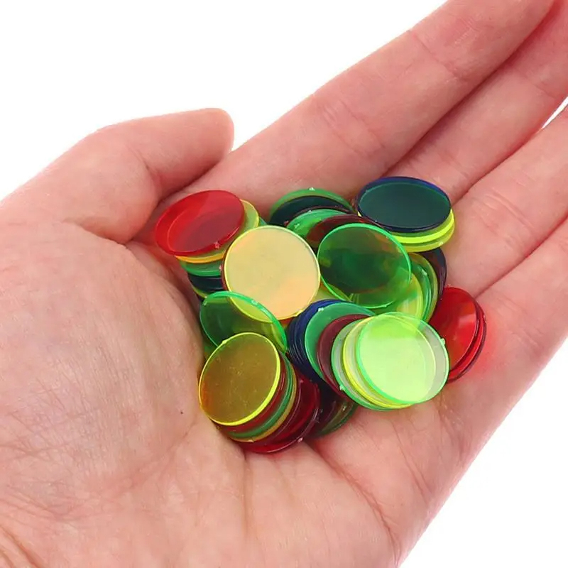50/100/200Pcs Colored Poker Ch - Game Token Counter review and price