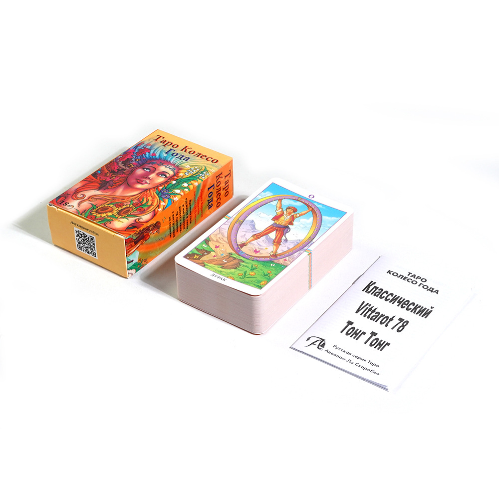 Tarot Cards TAPO deck Russian  - Board Game Instruction review and price