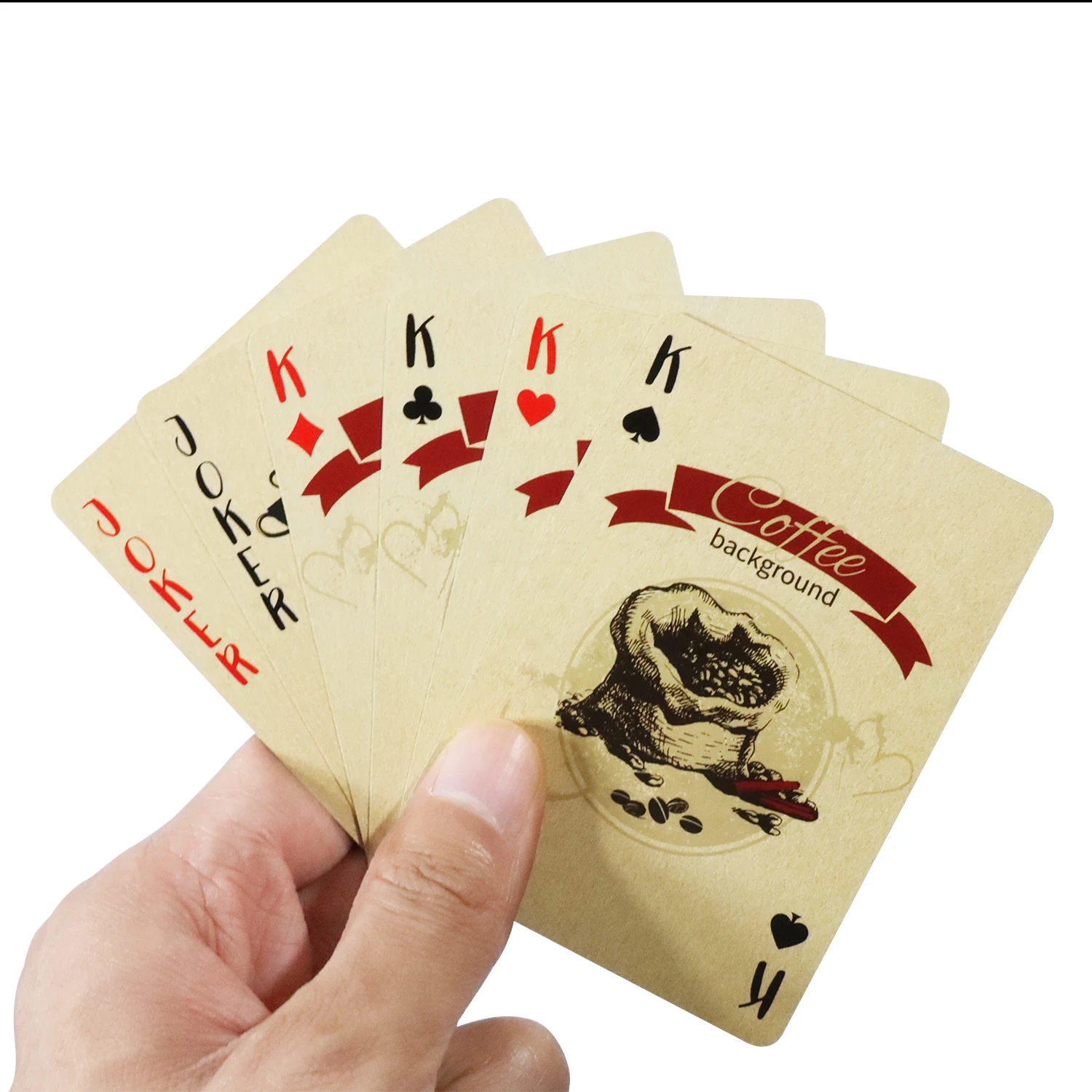 Coffee Paper Playing Cards Vin - Board Game Yearbook review and price