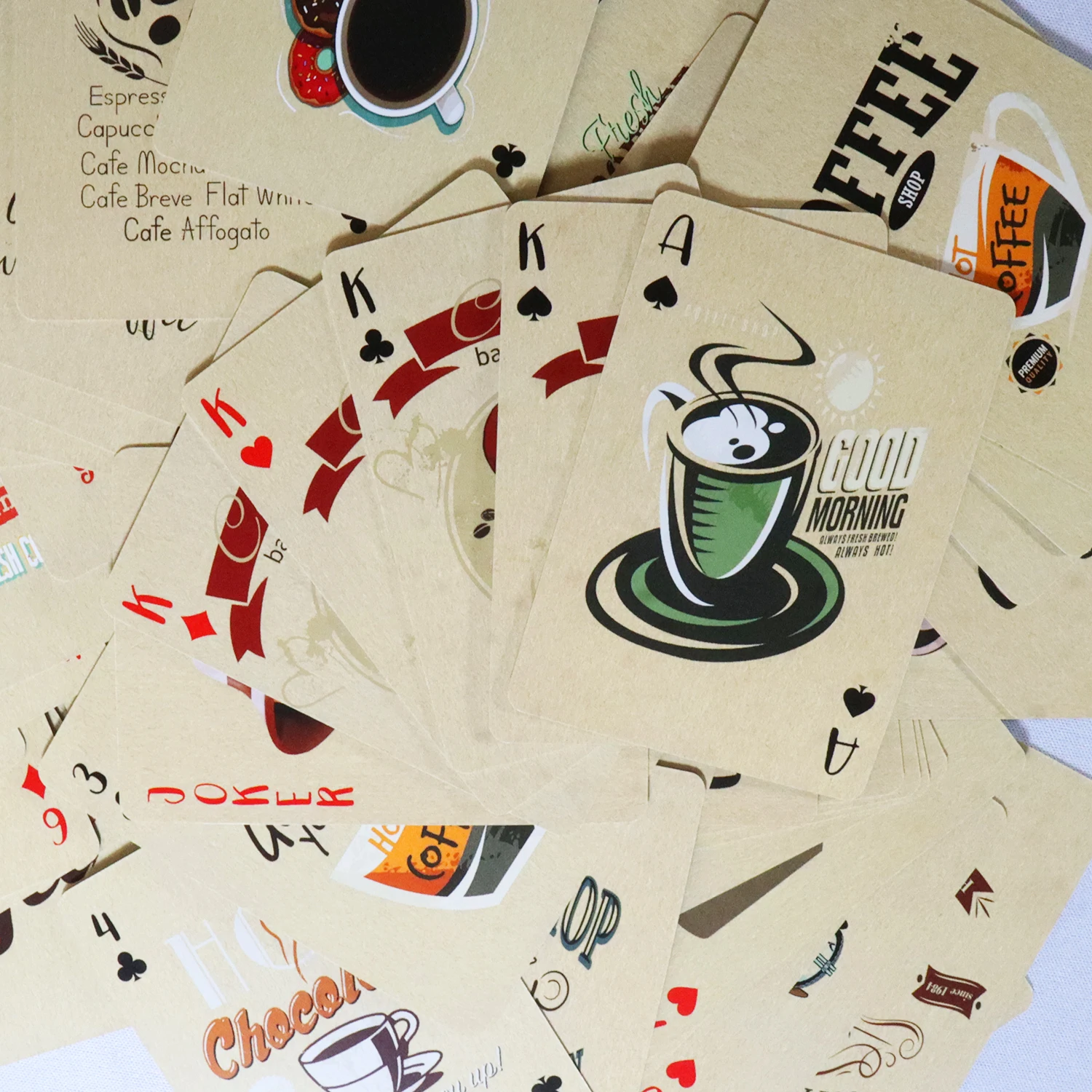Coffee Paper Playing Cards Vin - Board Game Yearbook review and price