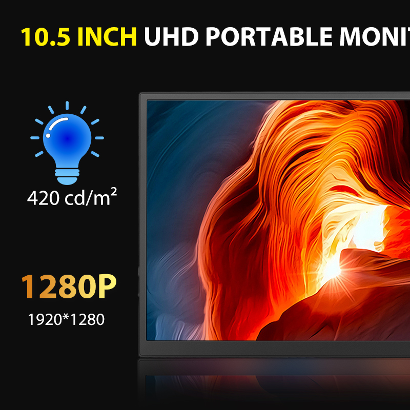 10.5 inch Portable Monitor 128 - Board Game Journal review and price