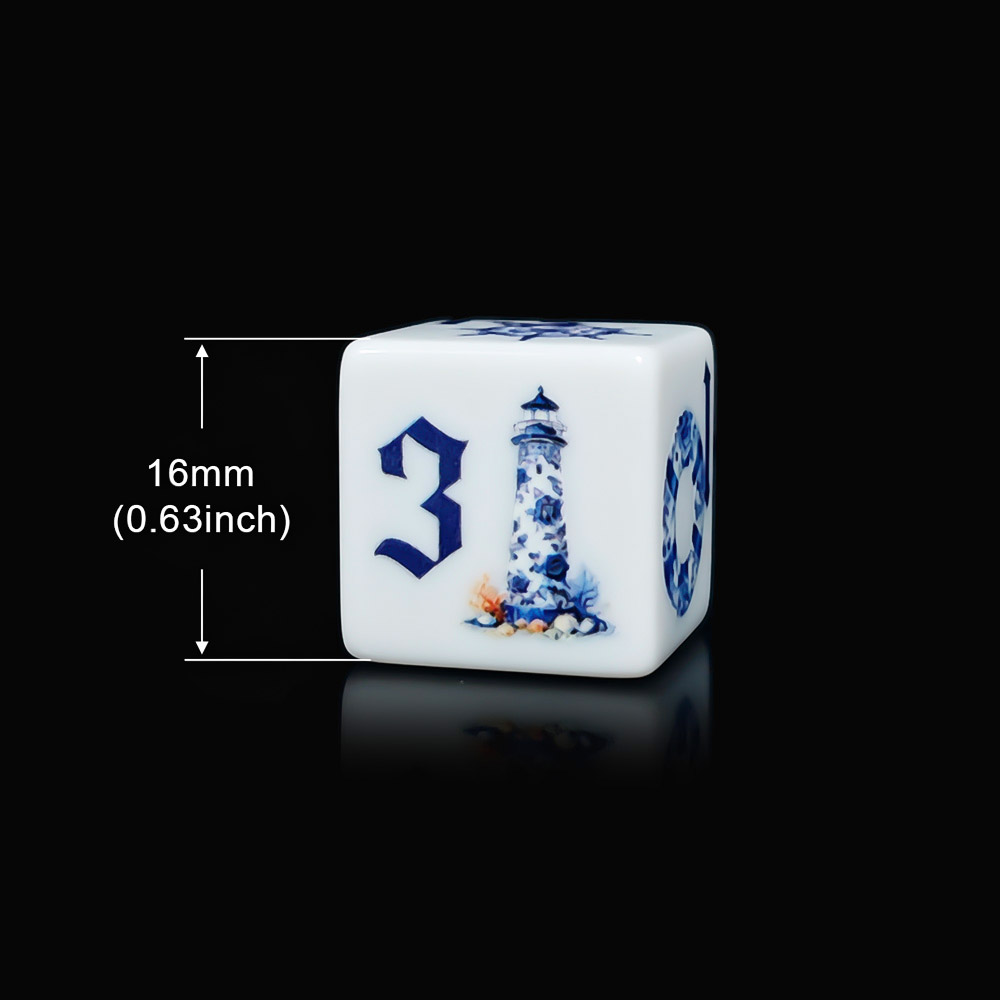 12Pcs Blue Nautical 16MM Print - Board Game Print review and price