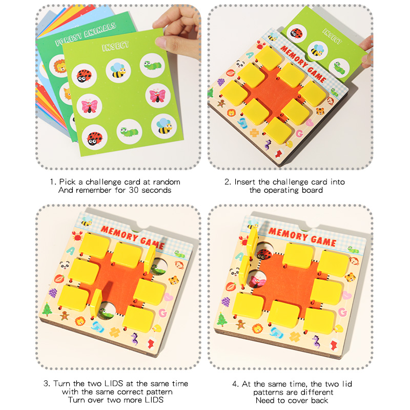 Wooden Memory Chess Toy For Ch - Board Game Word review and price